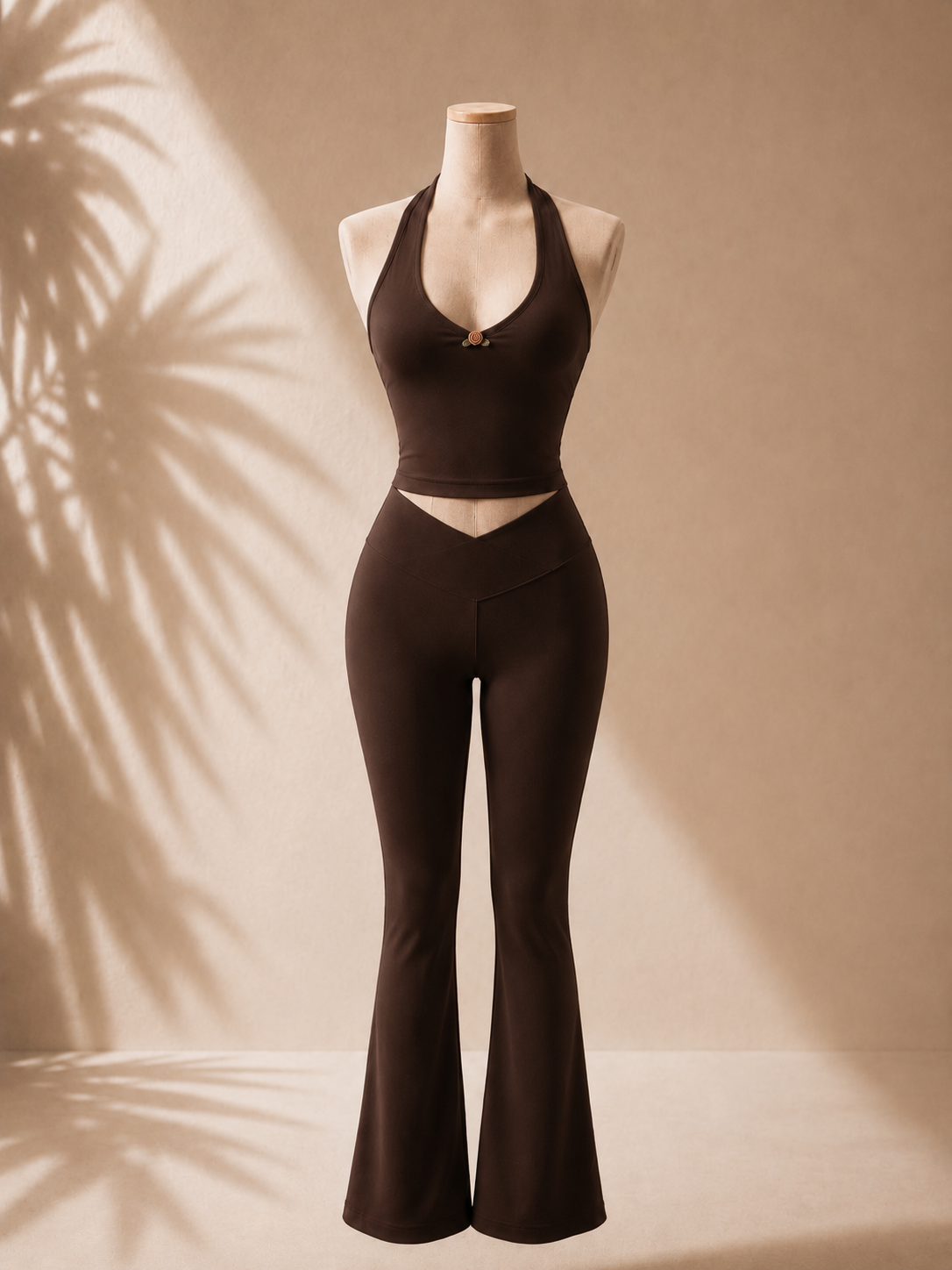 Gym Lingerie in Coffee.