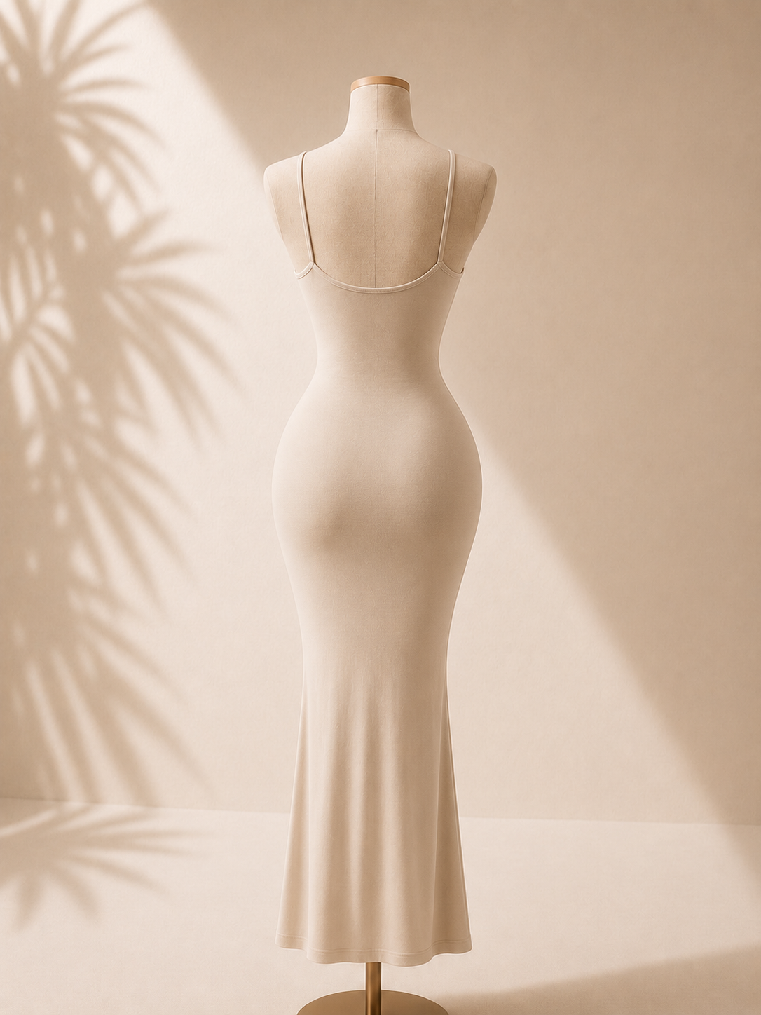il Lingerie Dress in Beige.
