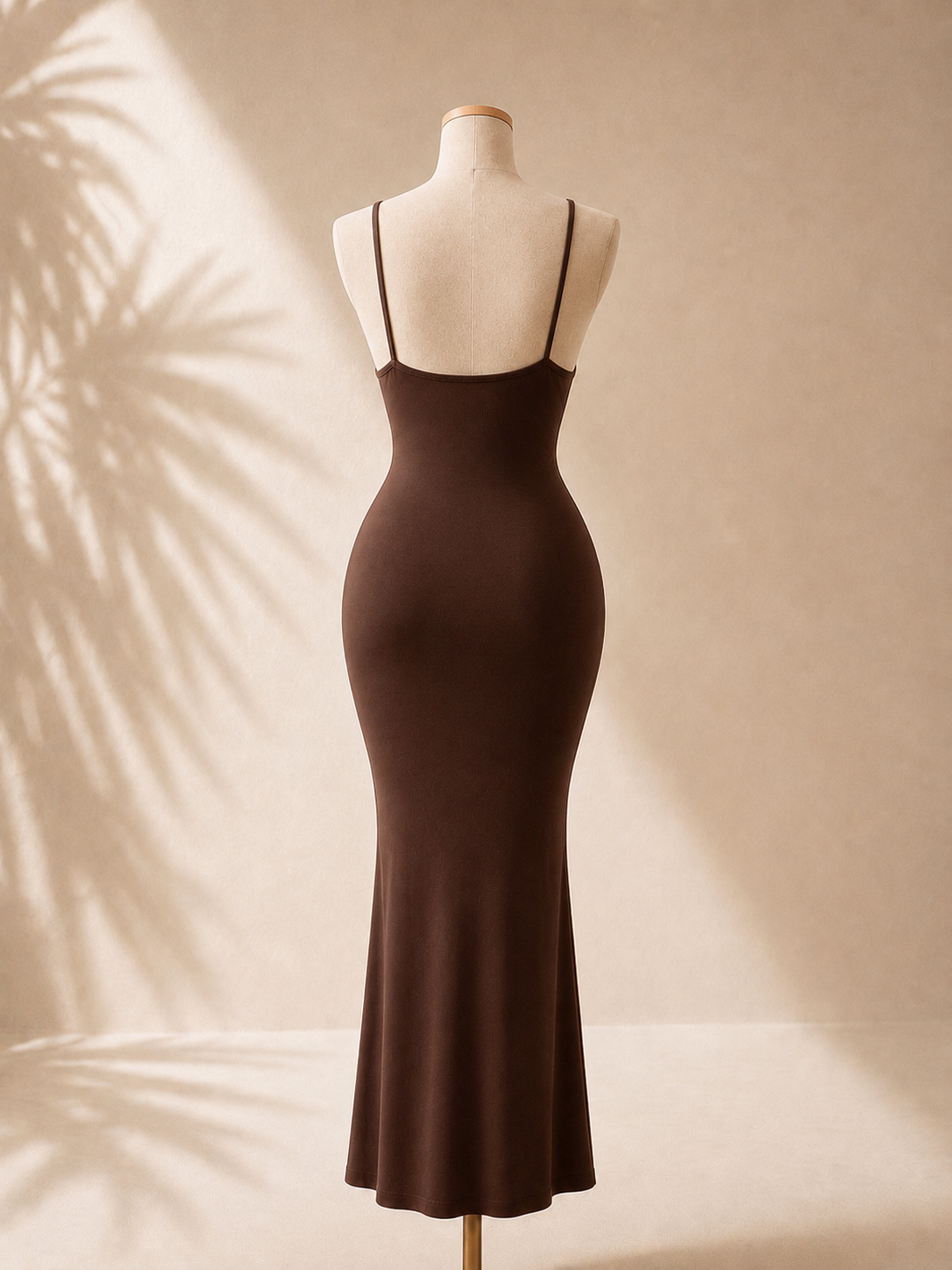 il Lingerie Dress in Coffee.