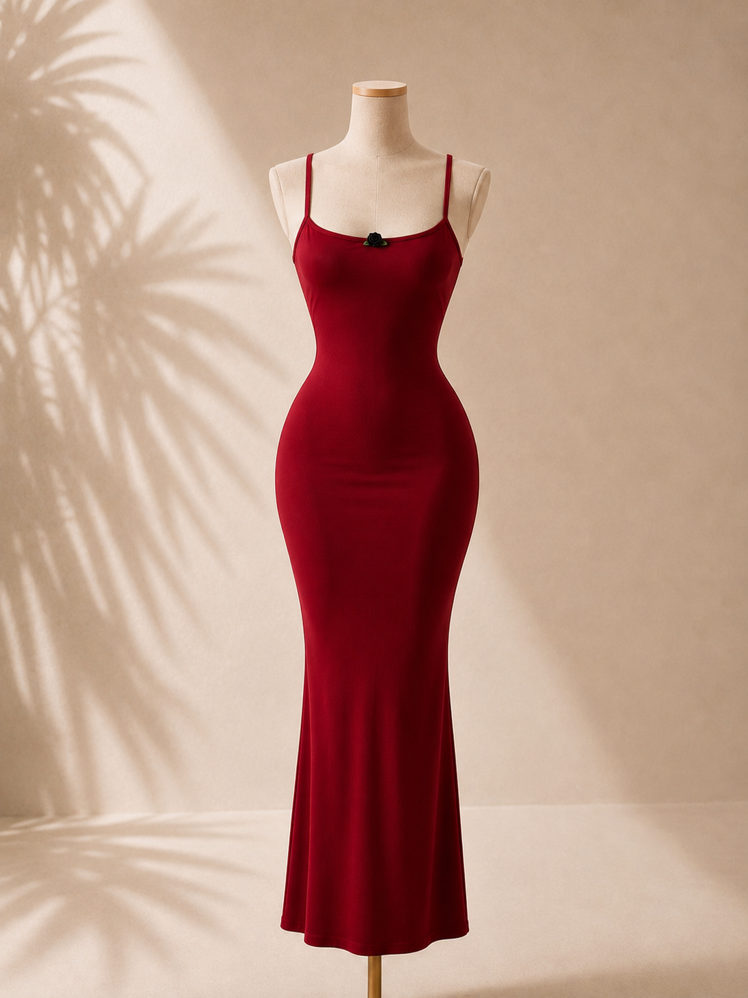 il Lingerie Dress in Burgundy.